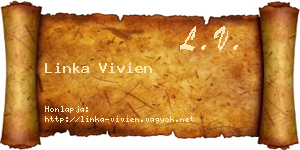 Linka Vivien névjegykártya